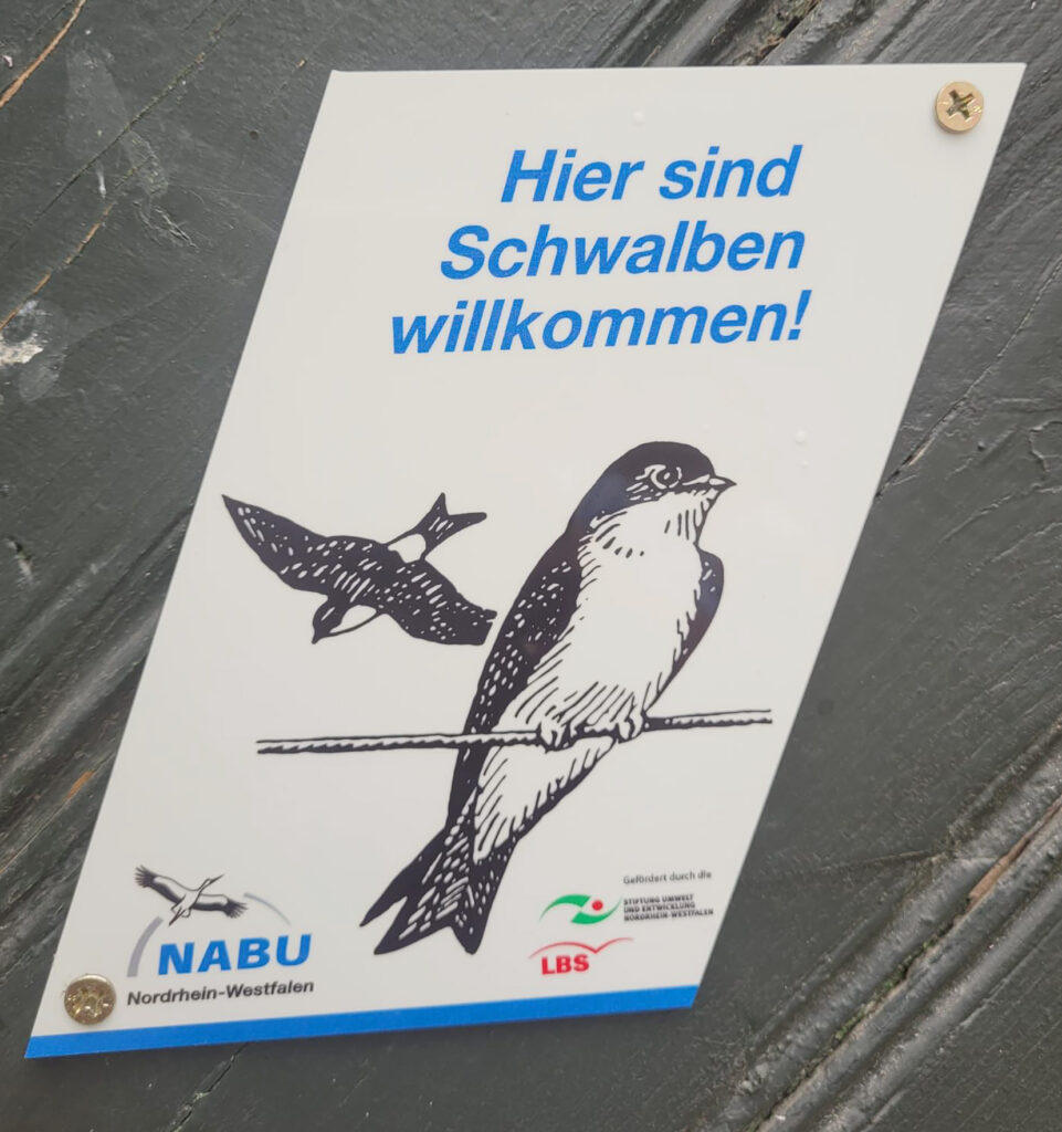 NABU-Schwalben-Plakette